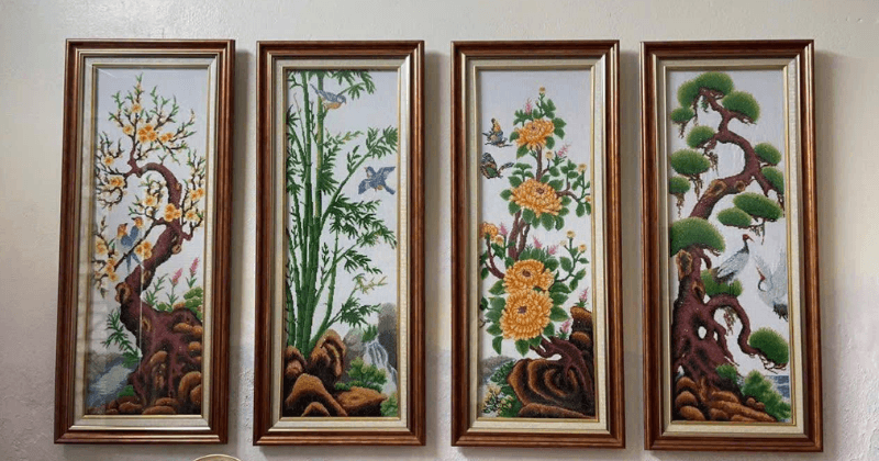 Bảng giá khung thêu tranh chữ thập