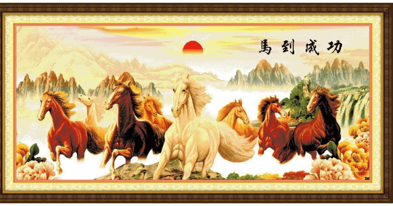 Kinh nghiệm chọn kích thước khung thêu tranh chữ thập