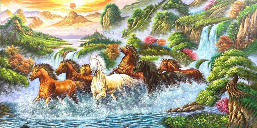 Tranh mã đáo thành công hợp với tuổi nào?