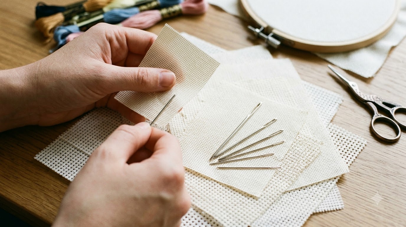 Tại sao việc chọn đúng cỡ kim thêu cho vải Aida lại quan trọng?
